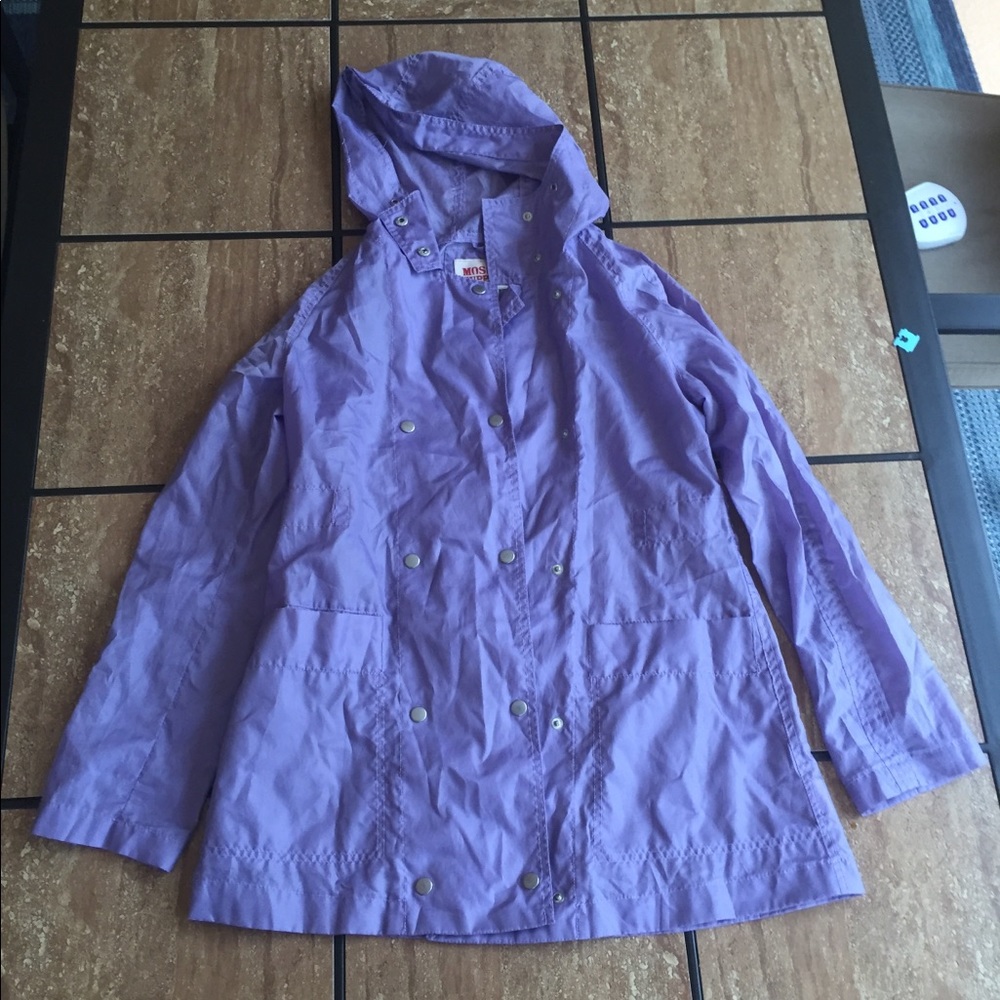 Purple rain coat